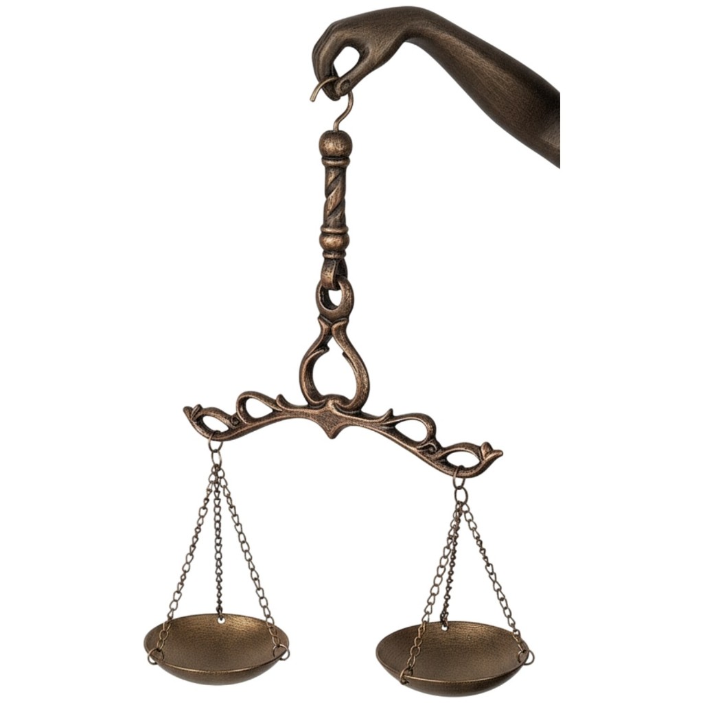 Balança de Resina para Estátua Themis de 63cm de altura