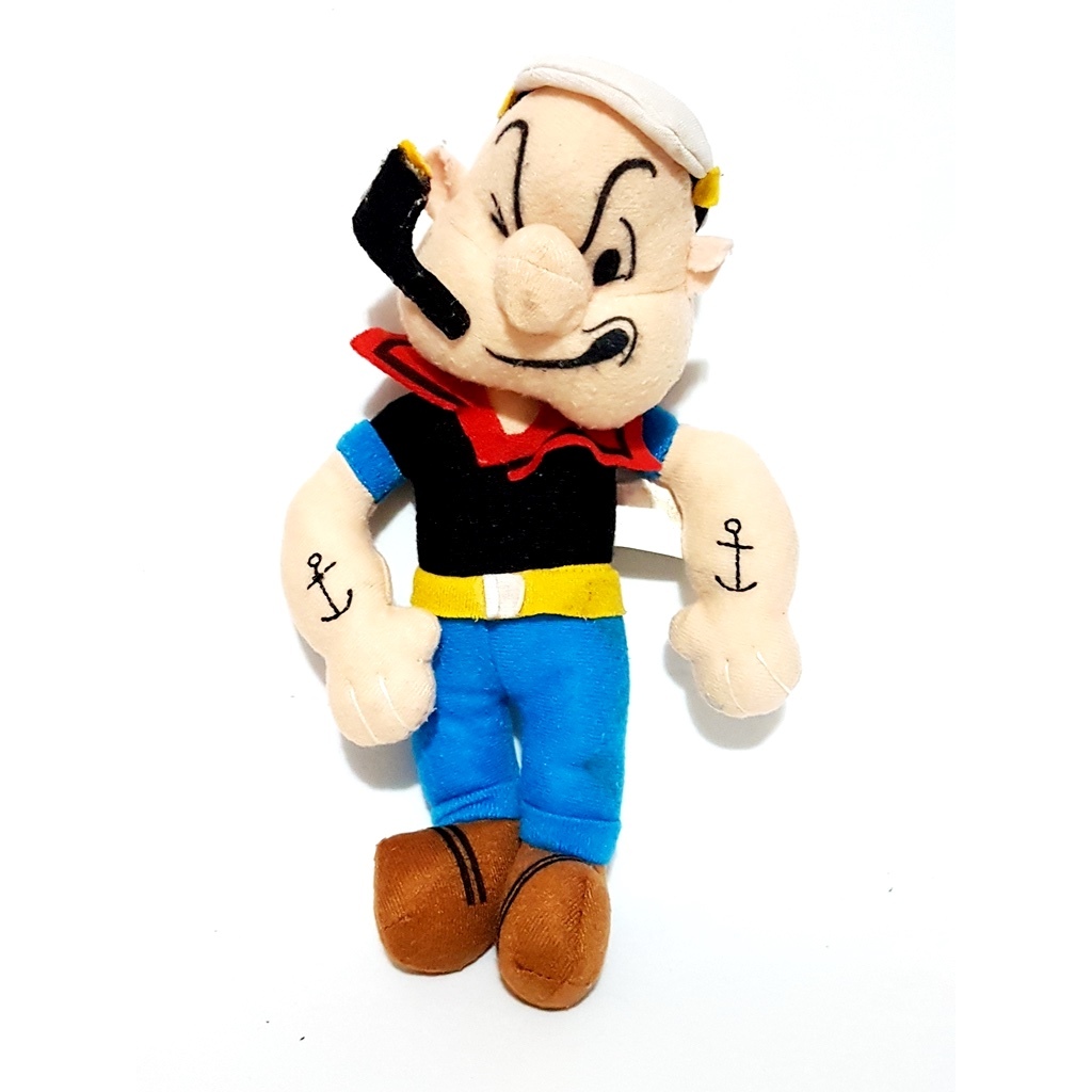 POPEYE PROMOCIONAL ANTIGO PELUCIA 23CM USADO VER FOTOS SP2