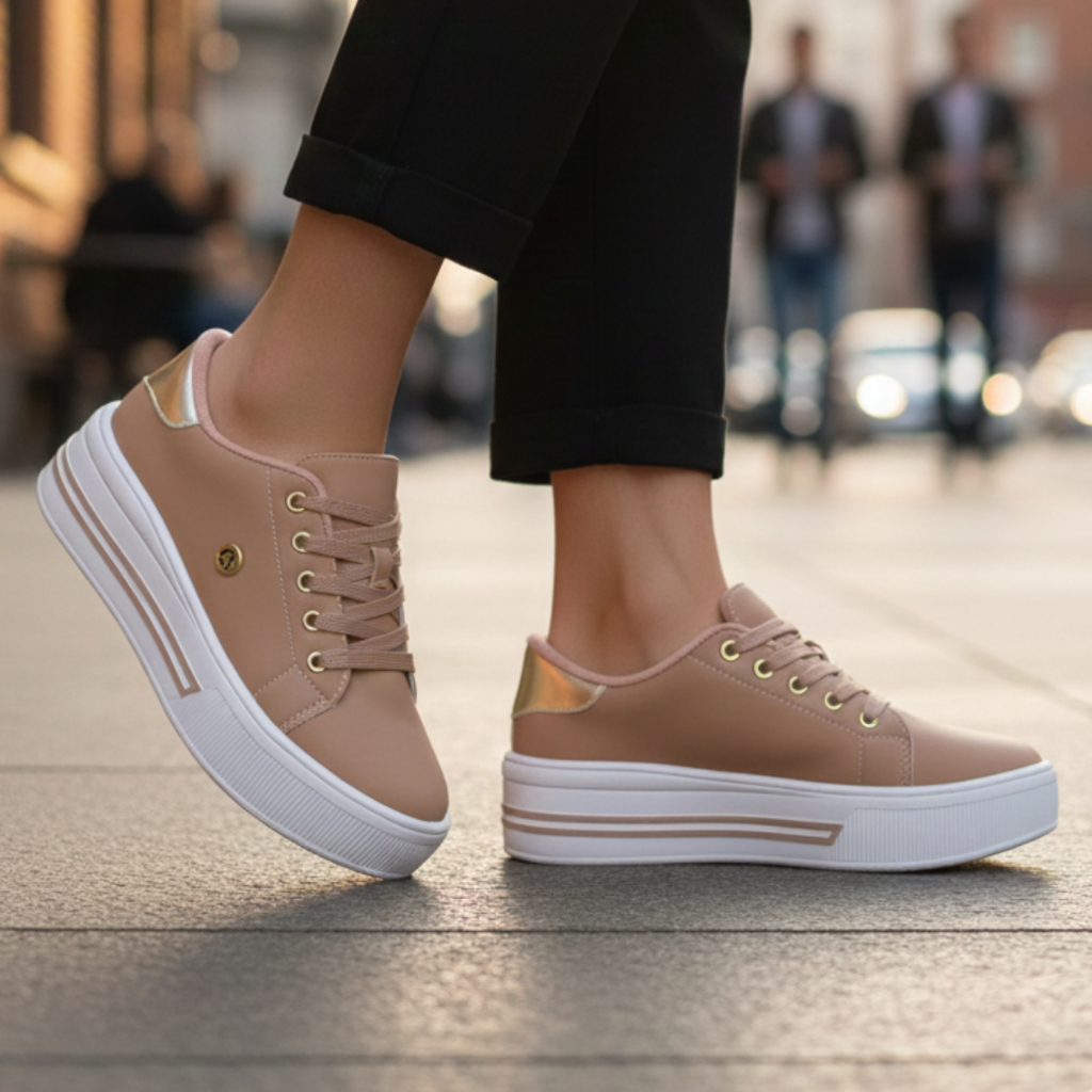 Tênis Feminino Casual Dia A Dia Tênis Feminino Confortável Macio Leve Lindo