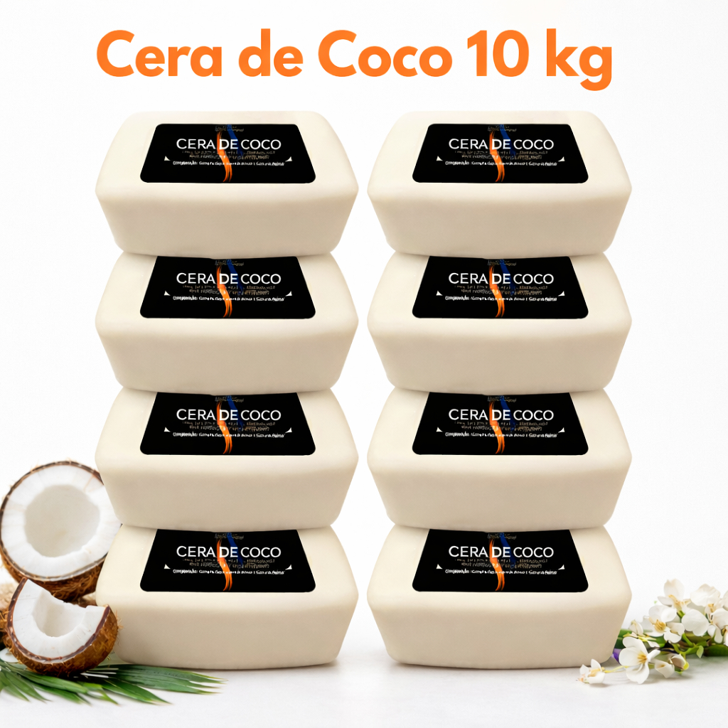 Cera de coco 10kg Vegana para velas Artesanais T02