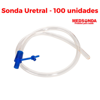 Sonda Uretral de Alívio Medsonda 04, 06, 08, 10, 12 ou 14 (Kit 100 unidades) em Oferta na Shopee