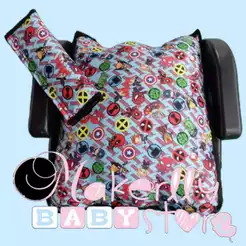 Almofada para Assento Elevação Infantil do carro Kit C/protetor de cinto E Sem Protetor Escolha!