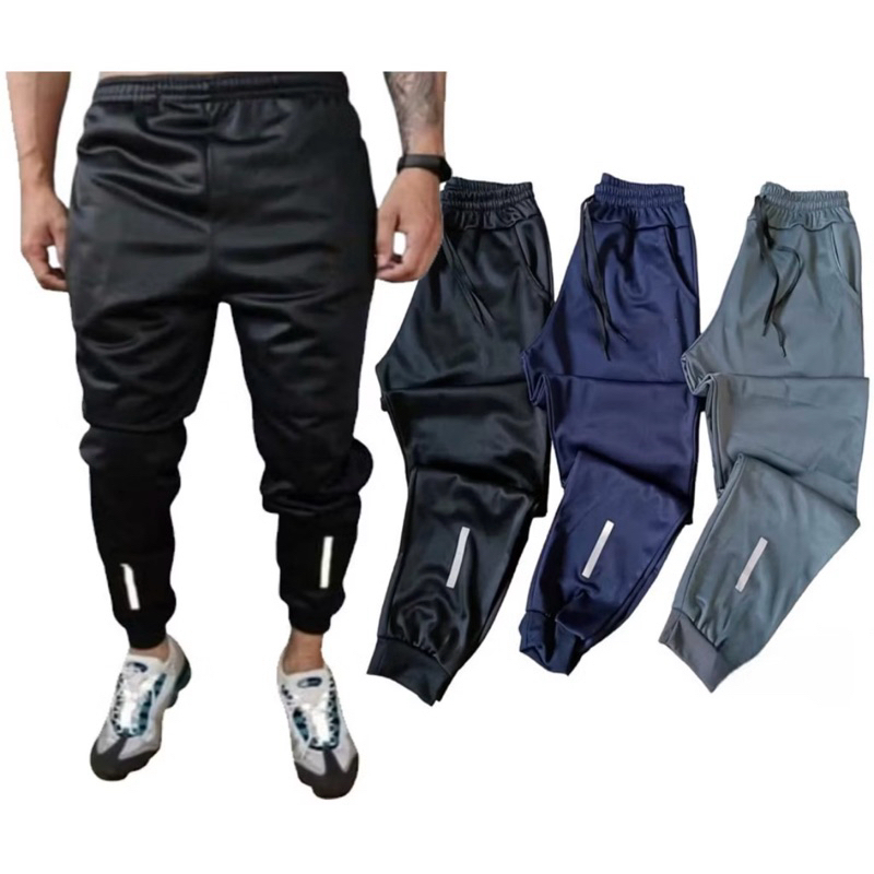 Calça Masculina Com Elastano Bolsos Para Academia Esportiva Fitness Slim Fit Jogger Dry Fit Praticar Esportes Trilha