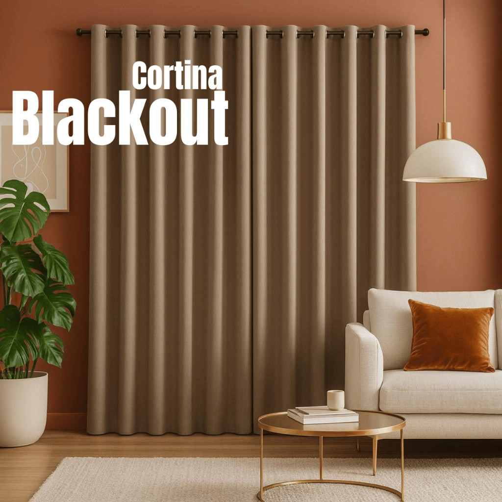 Cortina Blackout Em Tecido 5 metros de largura(Altura escolhe no anuncio)