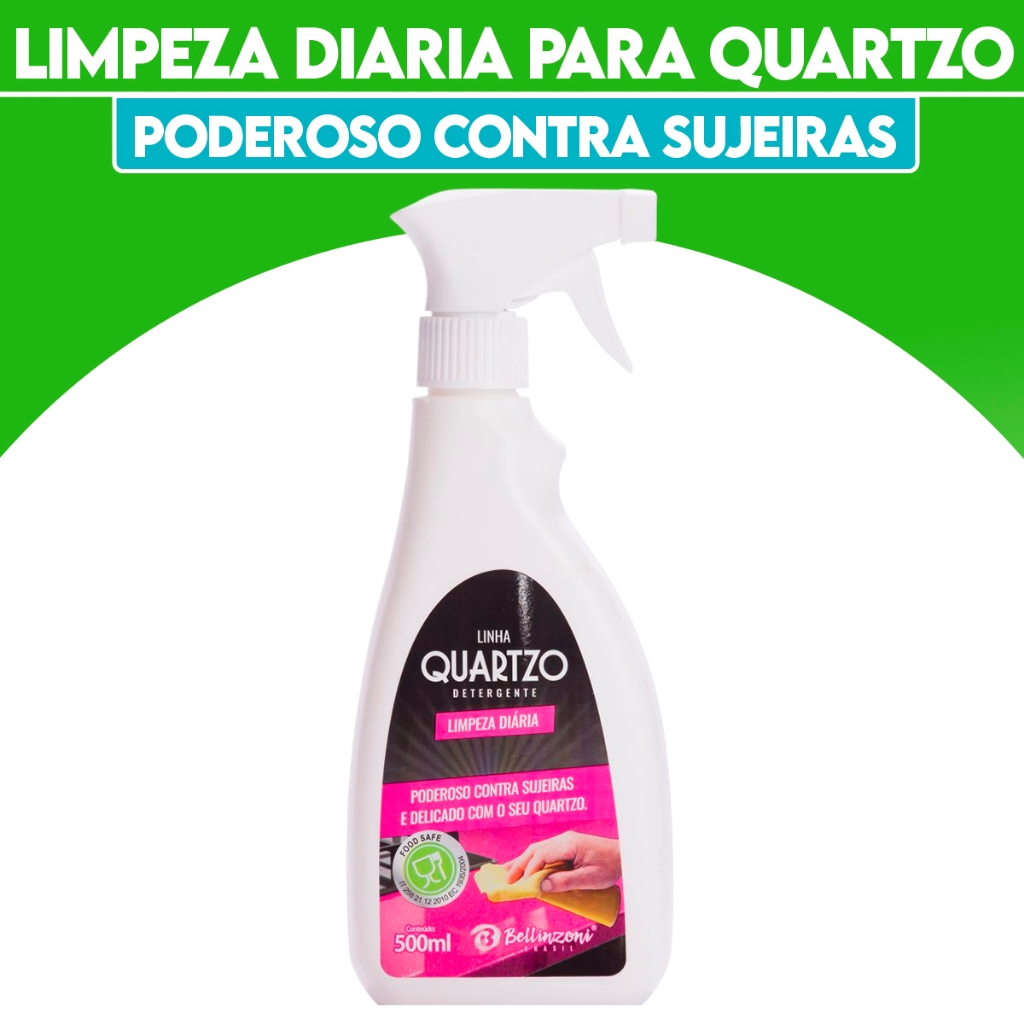 Detergente Spray Quartzo Limpeza Diária 500ml - Bellinzoni