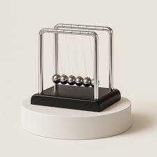 Pêndulo de Newton Luxo - Enfeite e Decoração Mesa Sala Escritório - Balance Balls