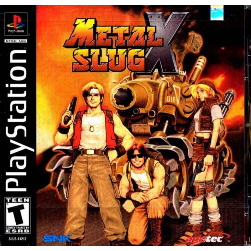 jogo metal slug x ps1 - playstation 1
