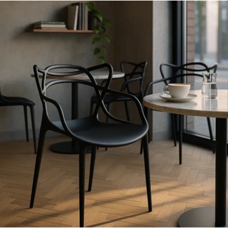 Cadeira Preta Allegra Para Cozinha/Mesa/Jantar/Varanda em Oferta na Shopee