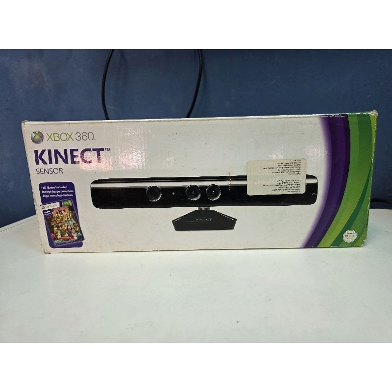 KINECT XBOX 360 NA CAIXA COM MANUAL