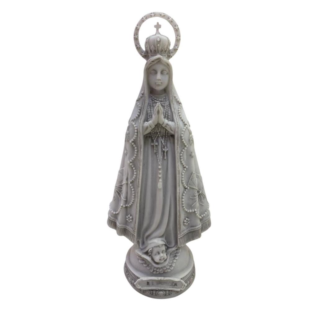 Imagem Nossa Senhora Aparecida Em Pó de Mármore 30cm