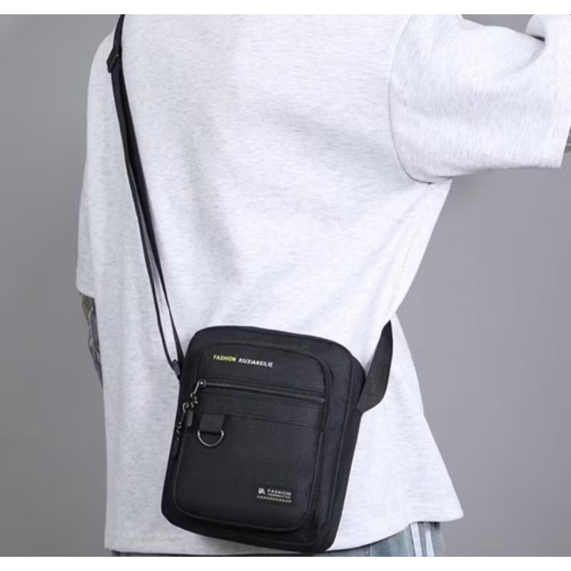 bolsa Transversal Moda Masculino Ombro Crossbody Saco Unissex Negócios Capacidade Esportes em Oferta na Shopee