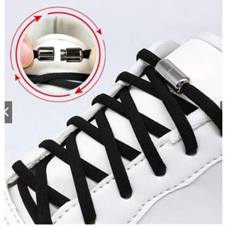 Cadarços sem laço fivela de fivela elástico para tenis/sapatos com rosca em Oferta na Shopee