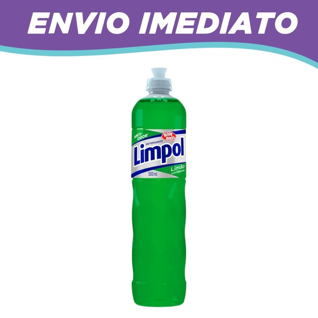 Detergente Limpol Limão 500ml