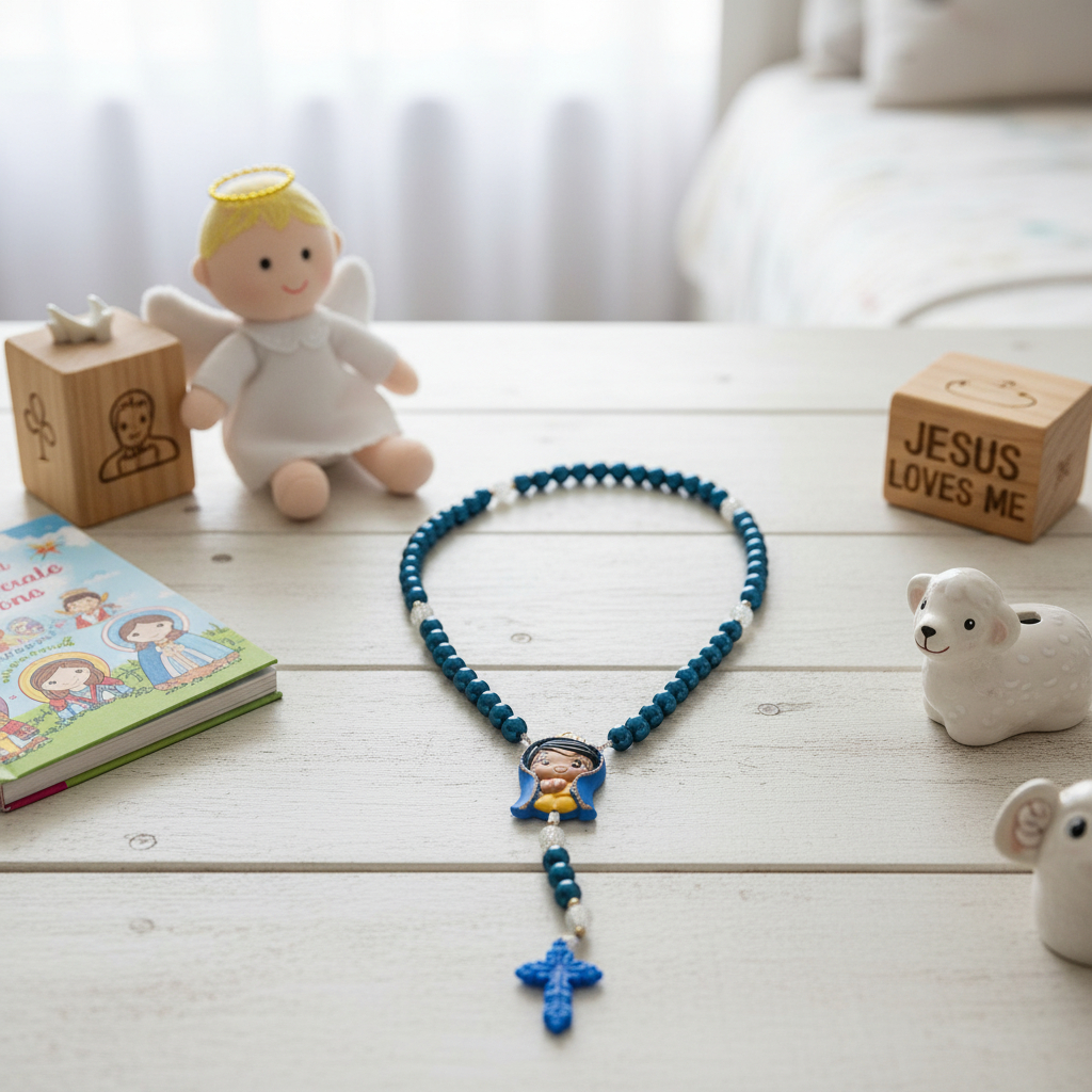 TERÇO infantil Batismo Maternidade bebe presente lembrancinha e presente religiosos