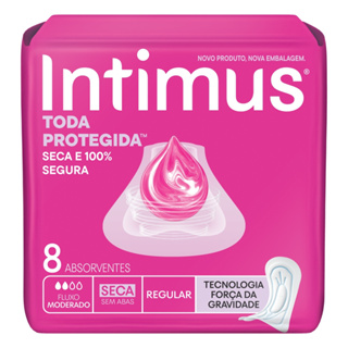 Absorvente Intimus Tripla Protecao Seca Sem Abas 8 Unidades em Oferta na Shopee