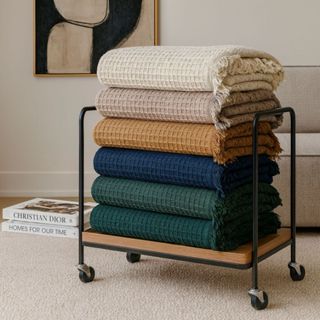 Manta para Sofá e Cama em Algodão Piquet Matelassado com Franjas 2,10X1,50 - Sofisticada em Oferta na Shopee