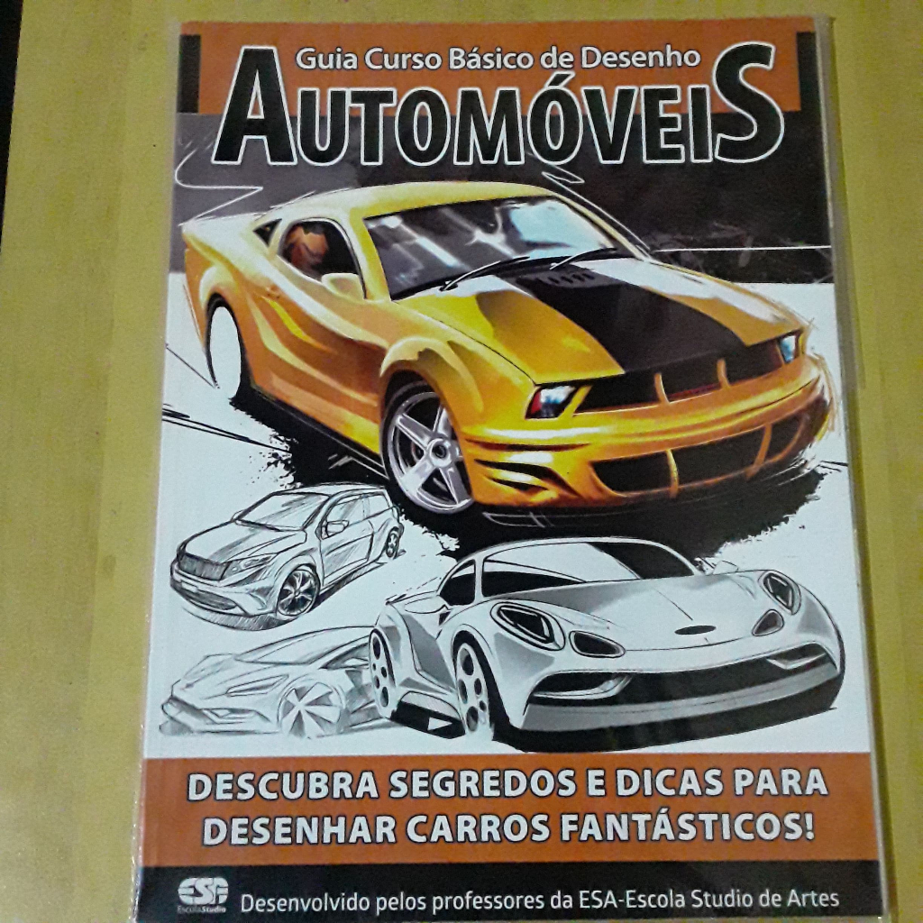 REVISTA GUIA CURSO BÁSICO DE DESENHO AUTOMÓVEIS