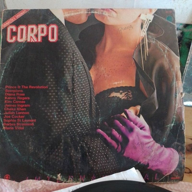 LP NOVELA - CORPO A CORPO -1985