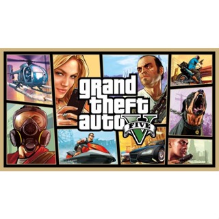 Painel Grand Theft Auto V GTA Game retangular de lona para decoração de festa de aniversário infantil. Várias medidas. em Oferta na Shopee