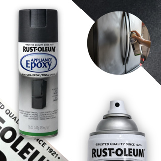 Spray Para Eletrodomésticos Epoxy Aço Inoxidável Preto Brilhante Rust Oleum em Oferta na Shopee