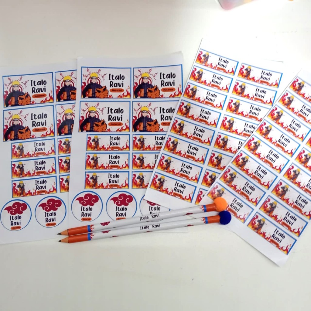 Adesivos Personalizados Naruto: Onde Comprar | BuscaProdutos