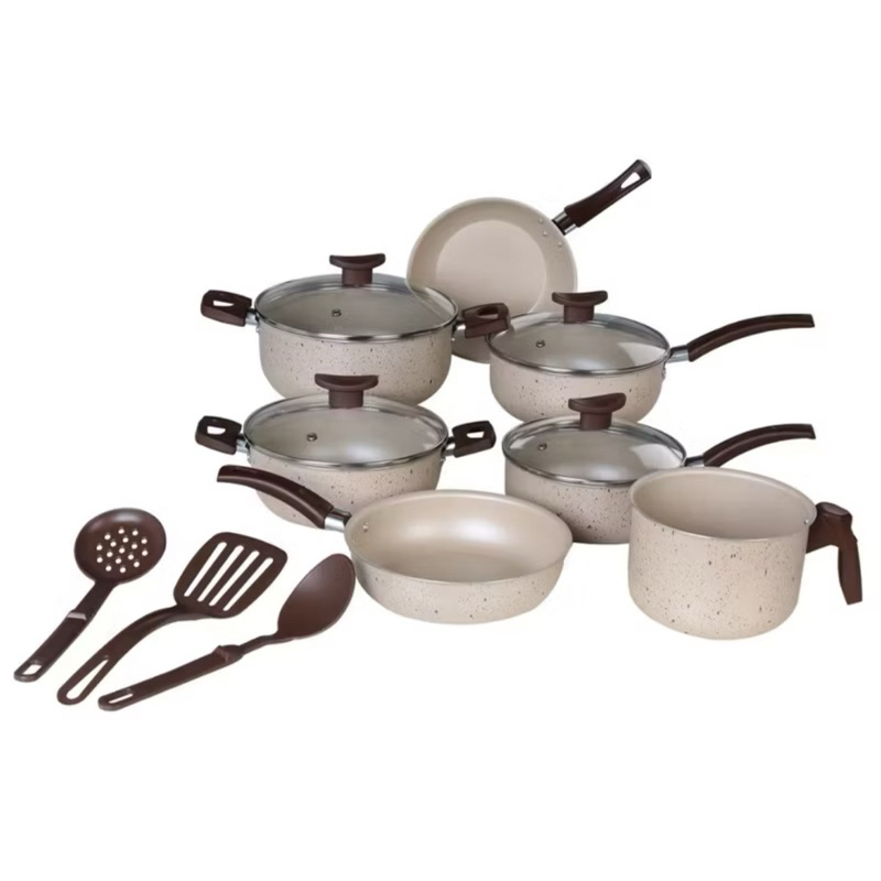 Jogo de Panelas Antiaderente Premium Bianco – 10 Peças | Design Sofisticado e Alto Desempenho