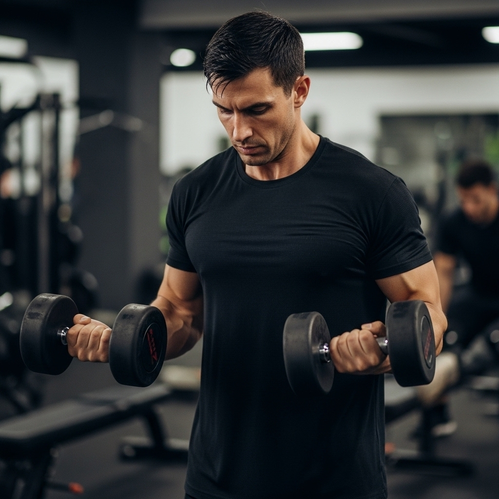 Camiseta Masculina Dry Fit Academia Corrida Treino Fitness Rápida Secagem Anti Odor