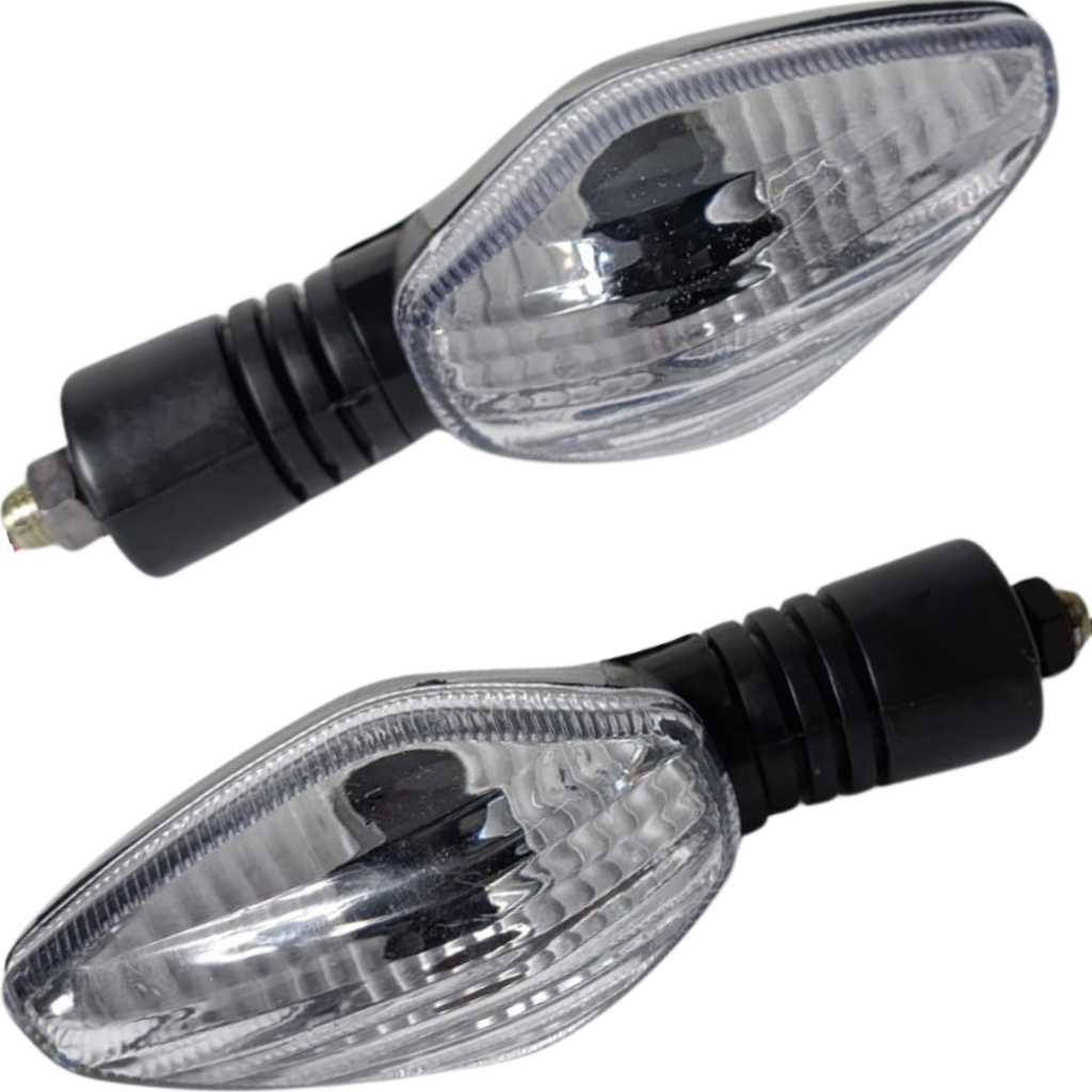 Kit 4 Pisca Seta Sem Lampada Nxr Bros 150 2014 Bros 160 2022 2023 2024 2025 Lente Cristal — imagem 2 de 2