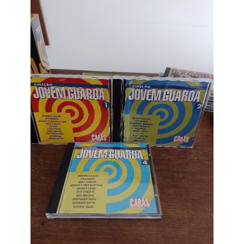 CD: Coleção Jovem Guarda Caras - Vol. 1, 2 e 4