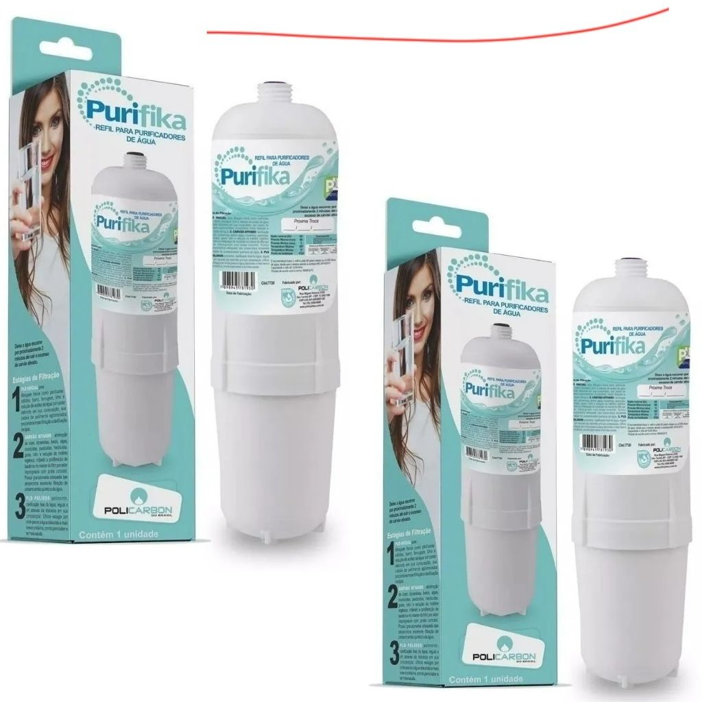 Refil Filtro Vela Policarbon bebedouro compatível com Soft Everest plus star slim fit baby 2 Und em Oferta na Shopee