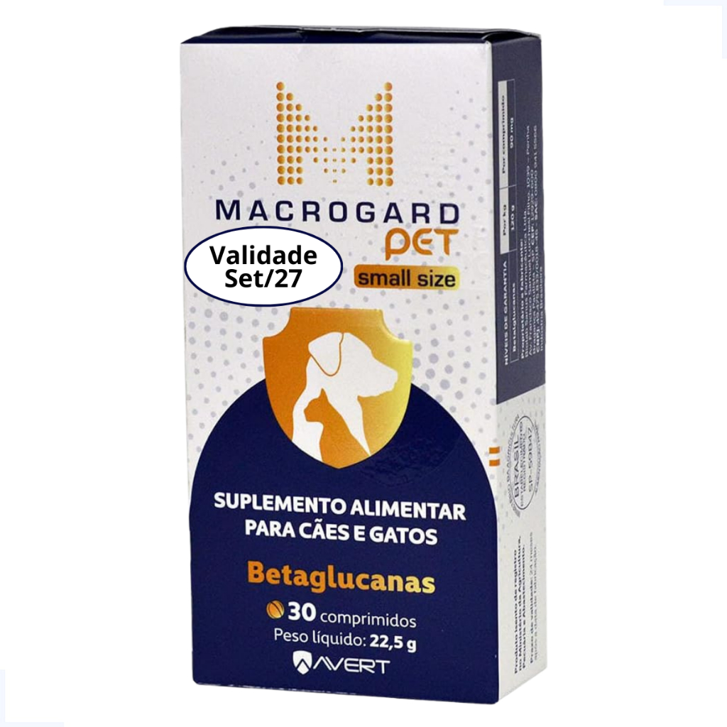 Macrogard Pet Small Size Avert 30cp Cães Gatos em Oferta na Shopee
