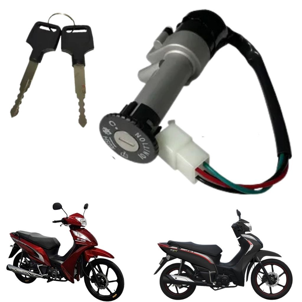 Chave De Ignição Shineray Jet 50cc Com Chave Reserva Ano 2013 a 2020