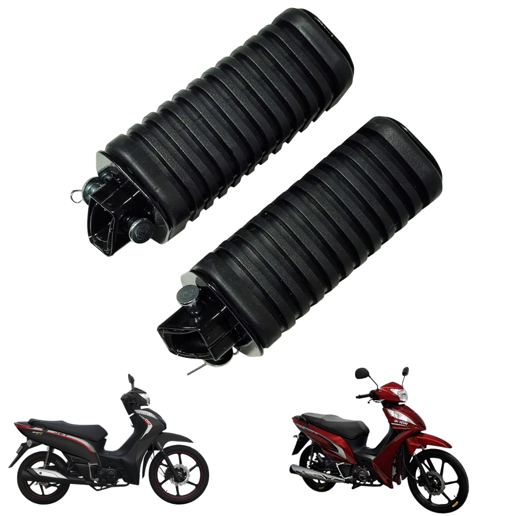 Par Pedaleira Traseira Shineray Jet 50cc / 125cc 2013 a 2020 em Oferta na Shopee