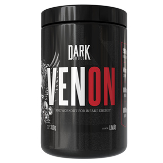 Pre treino Venom 350g Dark Skull Rende 70 doses - Pré Workout Forte igual Évora Diabo Verde Panic Dragon Pharma em Oferta na Shopee