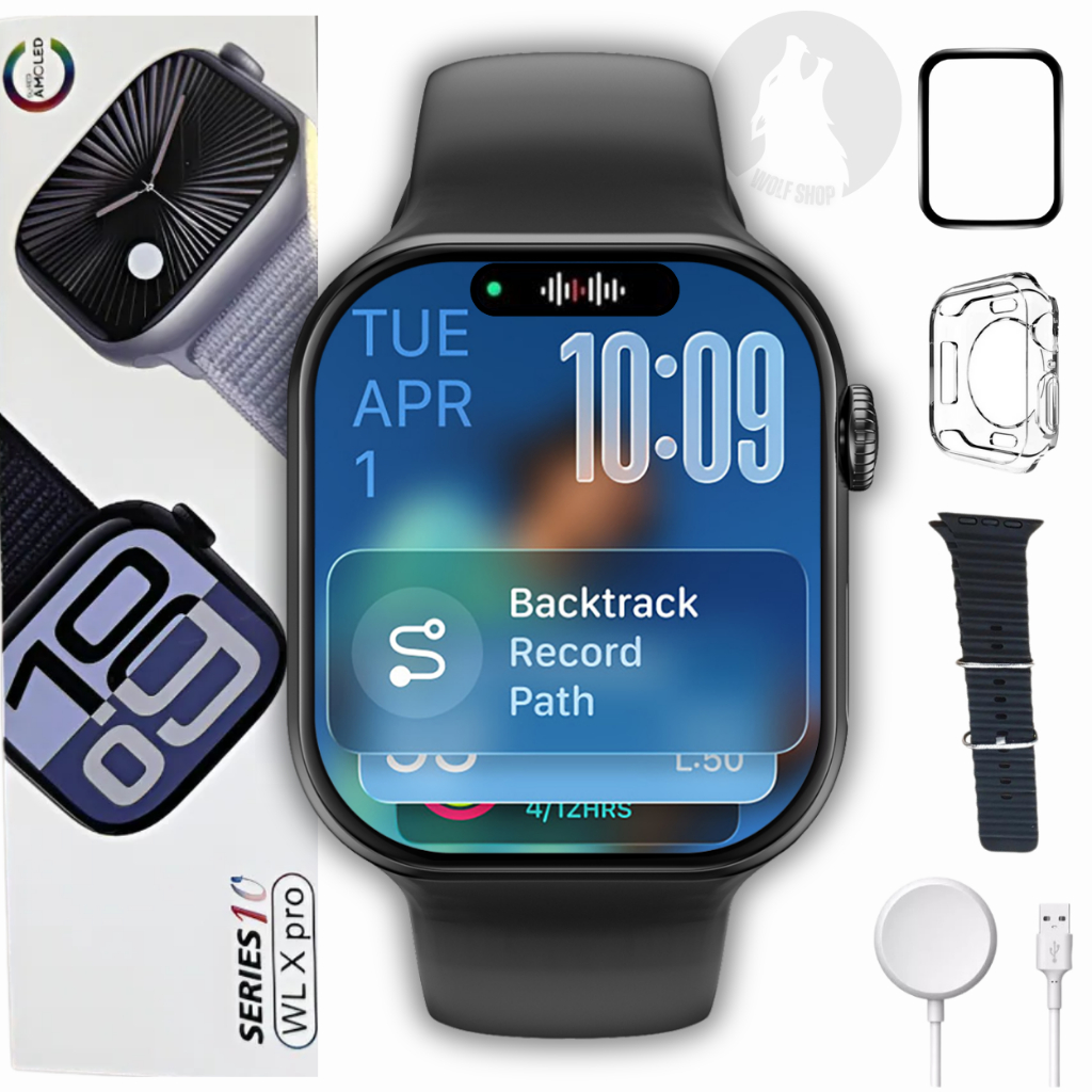 Smartwatch Relogio Inteligente Tela Amoled 2 Pulseiras Original Feminino/Masculino