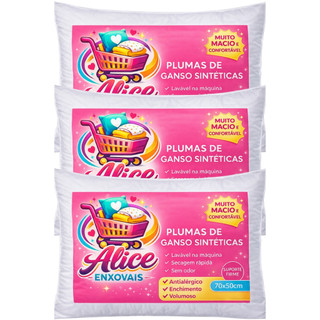 Travesseiros Premium Pluma de Ganso Hotel 70x50cm Macios Altos Luxo Sono Confortável