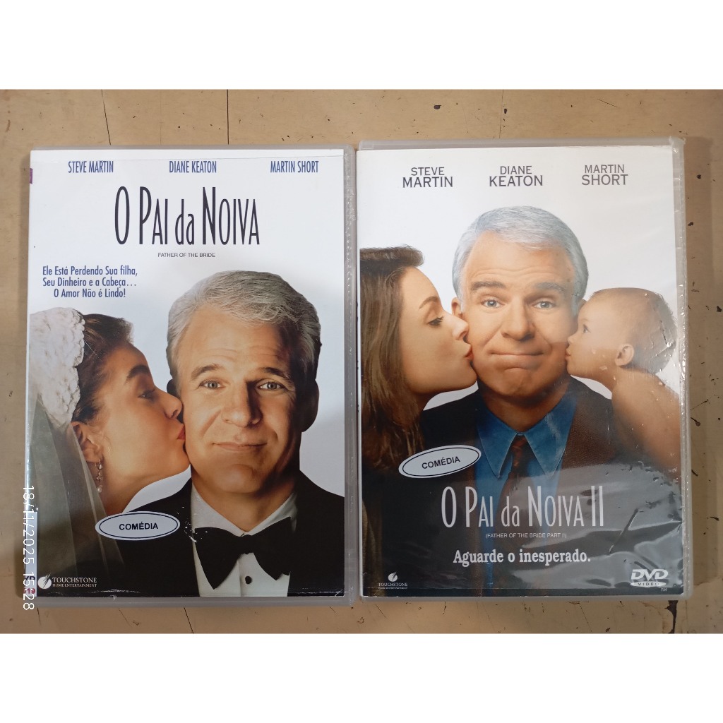 DVD O Pai da Noiva e O Pai da Noiva 2