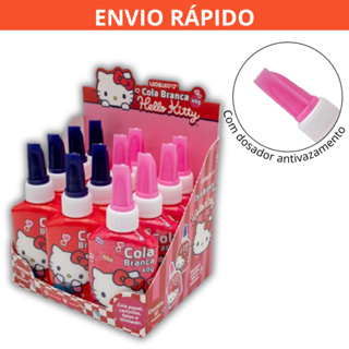Cola Branca Escolar Líquida Hello Kitty 40Gramas Leo&Leo em Oferta na Shopee