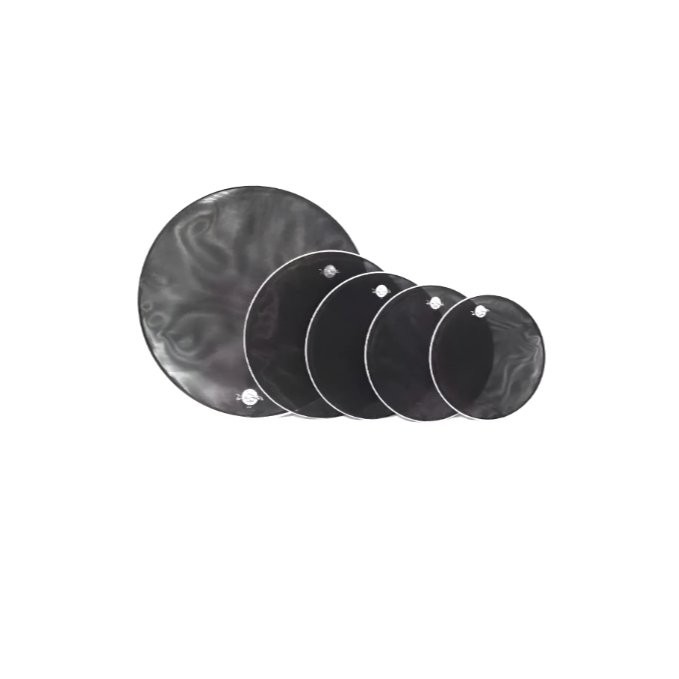 Kit Pele Bateria Estudo DP Silent Head Dupla Camada Dudu Portes 06 08 10 11 12 13 14 15 16 18 20 22 24 Pol Full
