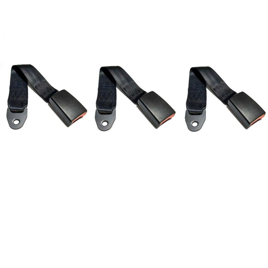 Engate Trava Fecho Traseiro Do Cinto De Segurança Uno Palio Gol Golf Jetta Up - Kit 3 Peças x