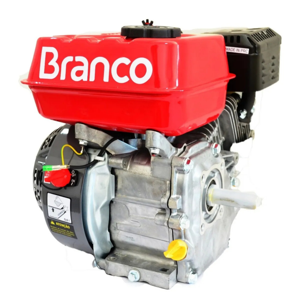 Motor Estacionário Gasolina Branco 4t 7hp Para Forrageira