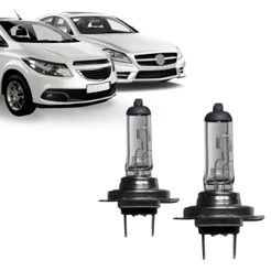 Kit 2 Lâmpadas Halógena H7 12V 3200K 55W Branco Quente Tiger Auto