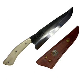 Faca Fulltang Disco de Arado  Caça, churrasco Cabo De Osso Natural, Picanheira em 8 Polegadas em Oferta na Shopee