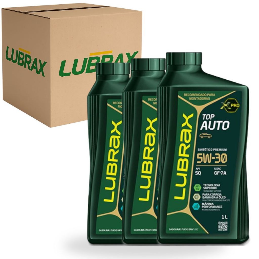 Kit 3 Oléo 5w30 Lubrificante Motor Sintetico Valora API SP ILSAC GF-6A FORD GM Petrobras Lubrax em Oferta na Shopee