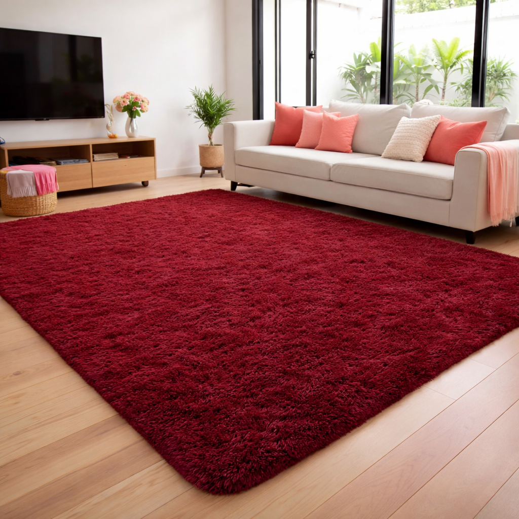 Tapete Peludo 3,00 x 2,00 Grande Felpudo Para Sala e Quarto