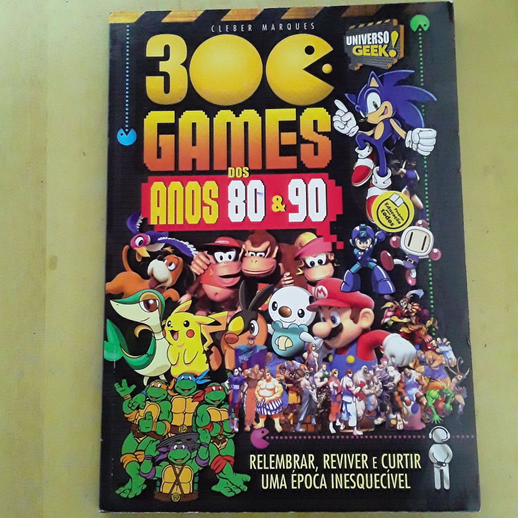 LIVRO 300 GAMES DOS ANOS 80 E ANOS 90