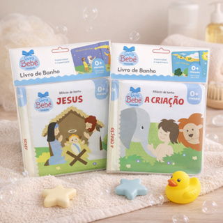 Kit 2 Livro Infantil de Banho para Bebês Diversão e Aprendizado Durante o Banho ! em Oferta na Shopee