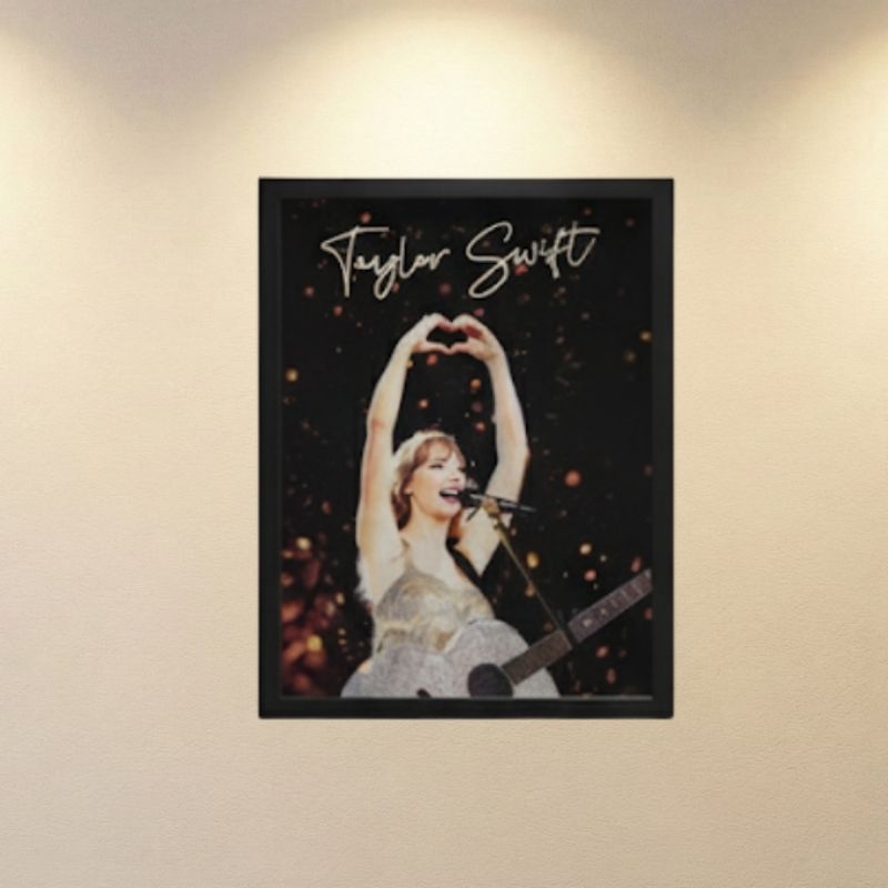 Quadro/Pôster - 3D – Taylor Swift | Decoração Pop
