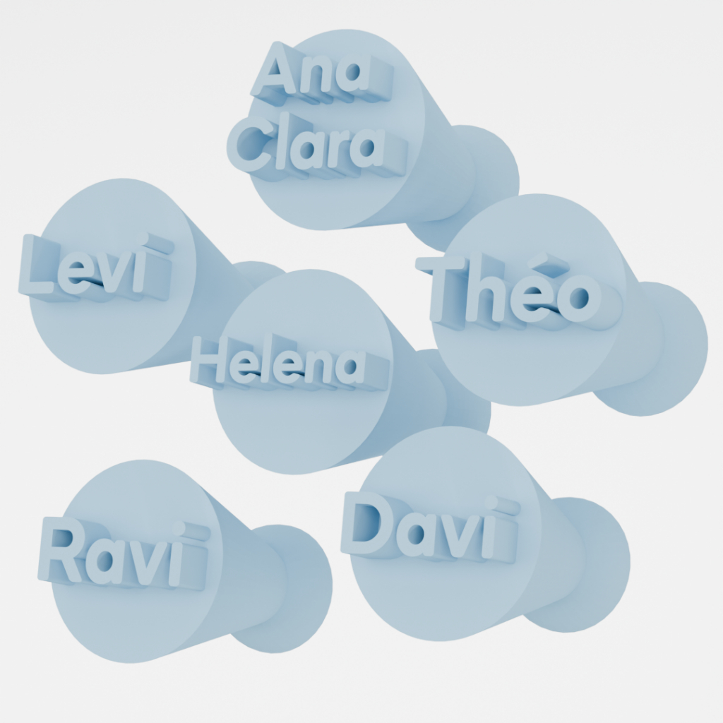 Carimbos para Doces/Brigadeiro - Nome Personalizado