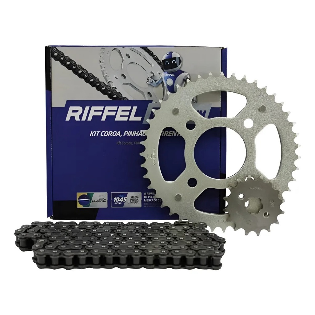 KIT RELAÇAO TITAN 125/FAN 125 00-08 - RIFFEL